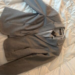 Suzy Shier Light Gray Blazer